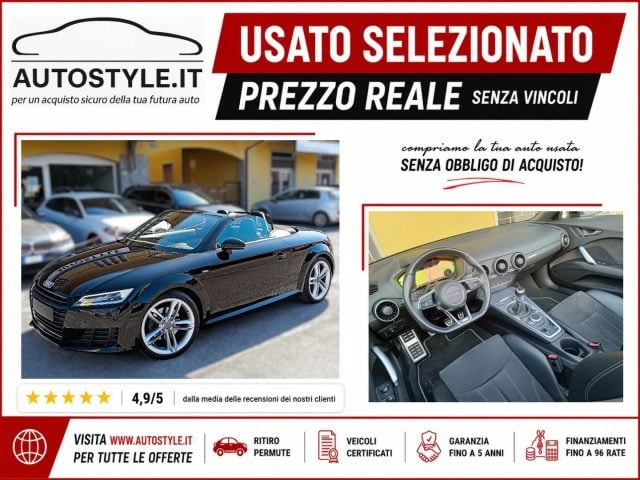 Audi TT Roadster 1.8 TFSI 180Cv S-LINE Cabrio SLine, del 2016, 90.000 km, in vendita a Concesio (BS)