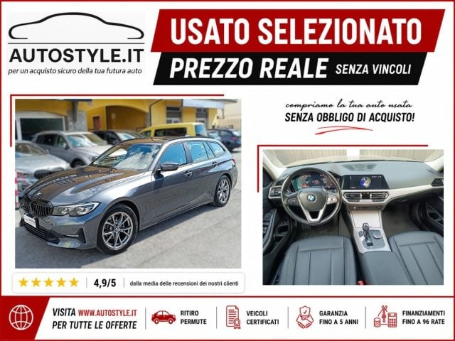 BMW 316 d Touring 48V STEPTRONIC S.W. 2.0 MHEV, del 2021, 120.000 km, in vendita a Concesio (BS)
