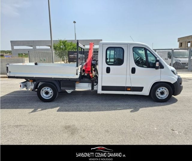 Fiat Ducato 35 2.3 MJT 130CV MAXI CASSONE FISSO E GRU FASSI, del 2021, 31.874 km, in vendita a Maruggio (TA)