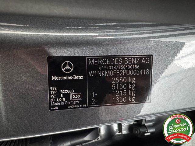 Mercedes-Benz GLC 220 d 4Matic Mild Hybrid Advanced Plus Full Opt usato a GIUGLIANO IN CAMPANIA