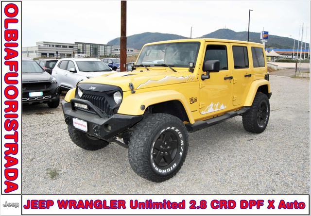 Jeep Wrangler Unlimited 2.8 CRD DPF X Auto usato a OLBIA