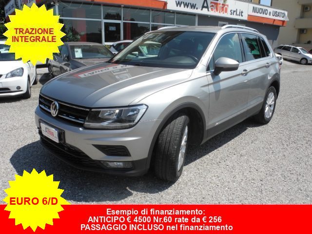 Volkswagen Tiguan 2.0 TDI SCR 4MOTION BlueMotion Tec. - UniPropriet., del 2019, 185.000 km, in vendita a Mantova (MN)
