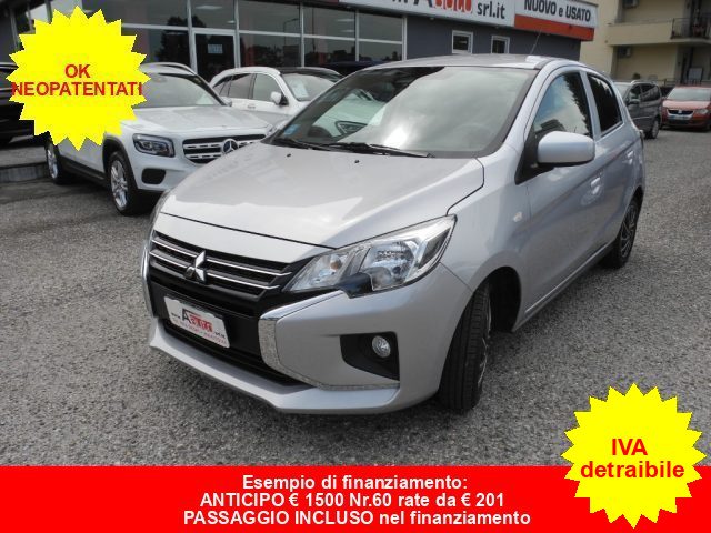 Mitsubishi Space Star 1.2 Intense SDA - Ok NEOPATENTATI - "DA VETRINA", del 2022, 55.000 km, in vendita a Mantova (MN)