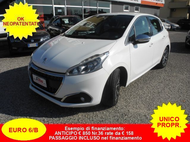 Peugeot 208 1.6 BlueHDi 75cv 5p. - OK NEOPATEN. -Uni Propriet. usato a MANTOVA