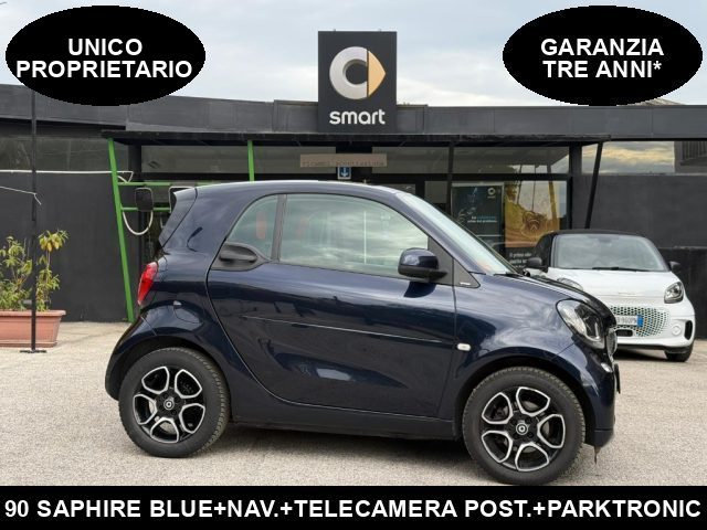 smart forTwo 90 AUT. SAPHIRE BLUE+NAV.+TEL.POST.+LED.+TETTO usato a CASERTA