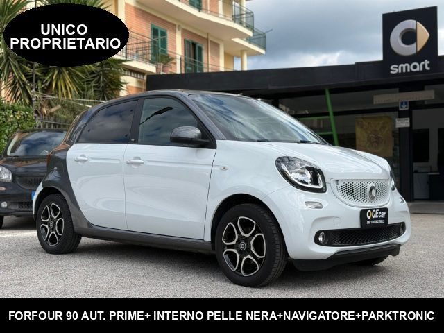 smart forFour 90 PRIME TWINAMIC +PELLE NERA +NAVIG.+UNICO PROPR. usato a CASERTA