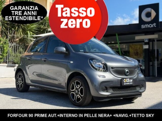 smart forFour 90 AUT. PRIME+NAVIGATORE+PELLE NERA usato a CASERTA