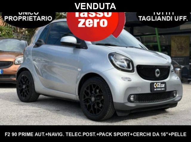 smart forTwo 90 PRIME TWINAMIC +PELLE NERA +NAVIG.+PACK SPORT usato a CASERTA