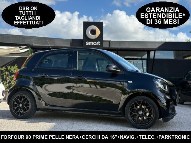 smart forFour 90 PRIME TWINAMIC +PELLE NERA +NAVIG.+PACK SPORT usato a CASERTA