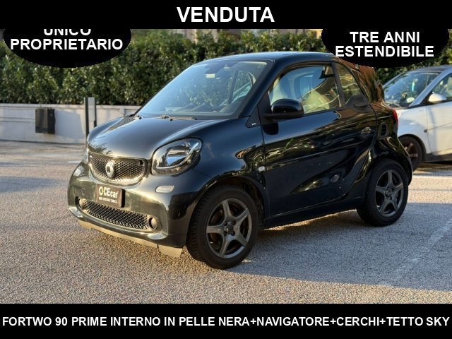 smart forTwo 90 PRIME SOLO KM 34.228+PELLE NERA+NAVIGATORE usato a CASERTA