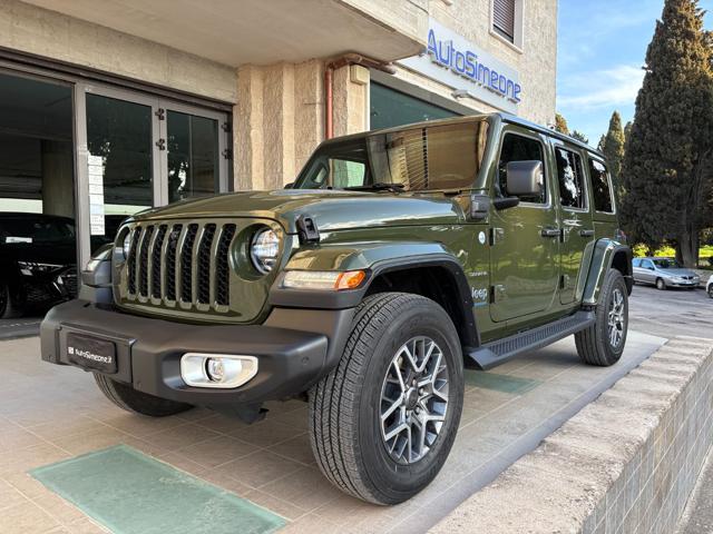 Jeep Wrangler Unlimited 2.0 PHEV ATX 4xe Sahara usato a CAROVIGNO