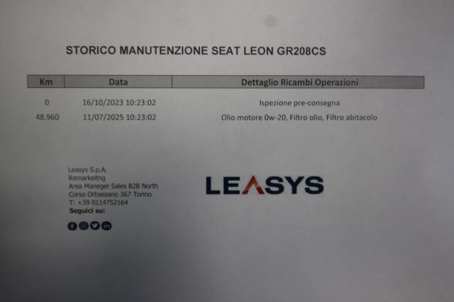 SEAT Leon Sportstourer 2.0 TDI Style 115CV, del 2023, 60.926 km, in vendita a Torino (TO)
