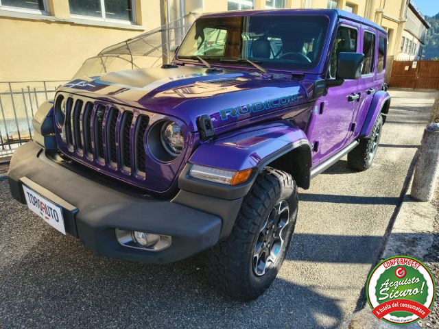 Jeep Wrangler Unlimited 2.0 PHEV ATX 4xe Rubicon UN.PROPR. - foto 2 di 4