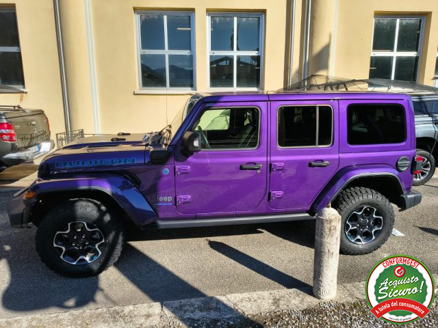 Jeep Wrangler Unlimited 2.0 PHEV ATX 4xe Rubicon UN.PROPR. - foto 3 di 4