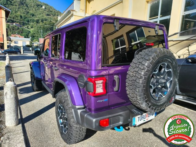 Jeep Wrangler Unlimited 2.0 PHEV ATX 4xe Rubicon UN.PROPR. - foto 4 di 4