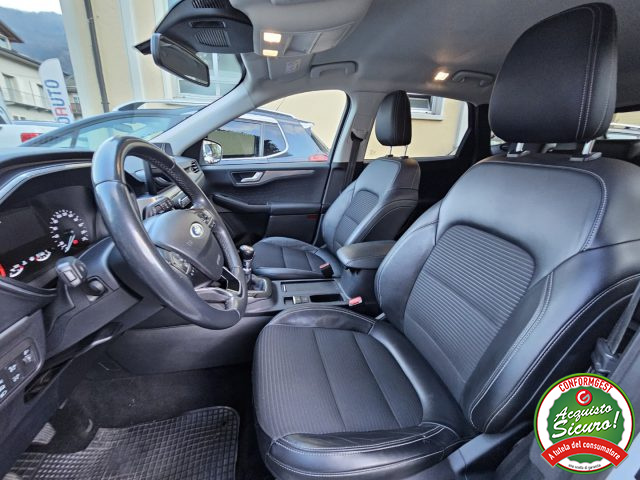 Ford Kuga 2.0 EcoBlue Hybrid 150 CV 2WD Titanium Business, del 2021, 145.126 km, in vendita a Varallo (VC)