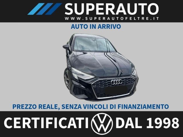 Audi A3 SPB 30 TFSI S tronic SPB S line edition, del 2021, 104.480 km, in vendita a Feltre (BL)