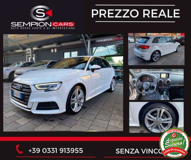 Audi A3 Sportback 35 2.0 tdi 150cv S-tronic S Line EURO6/N usato a CASTELLETTO SOPRA TICINO