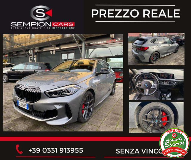 BMW 125 128ti auto Sedili Guscio M Sport/Tetto Apribile, del 2022, 39.900 km, in vendita a Castelletto Sopra Ticino (NO)