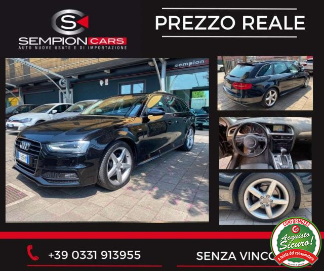 Audi A4 2.0 tdi S Line Advanced 150cv multitronic EURO6/Pe, del 2015, 120.000 km, in vendita a Castelletto Sopra Ticino (NO)