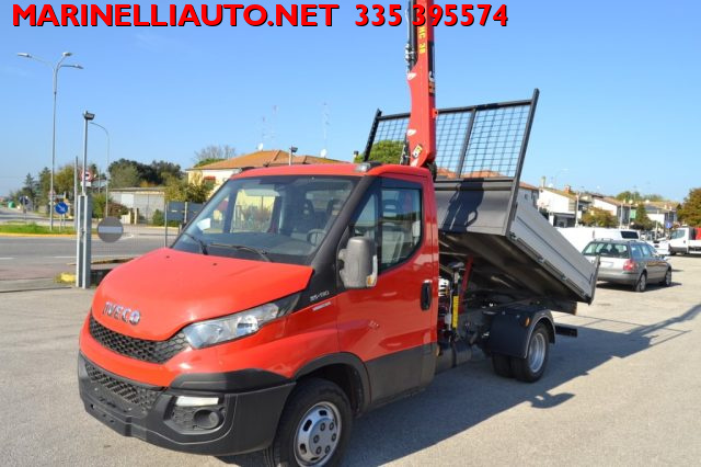 Iveco Daily 35C13 2.3 RIBALTABILE CON GRU HC38 A 3 SFILI - foto 2 di 4