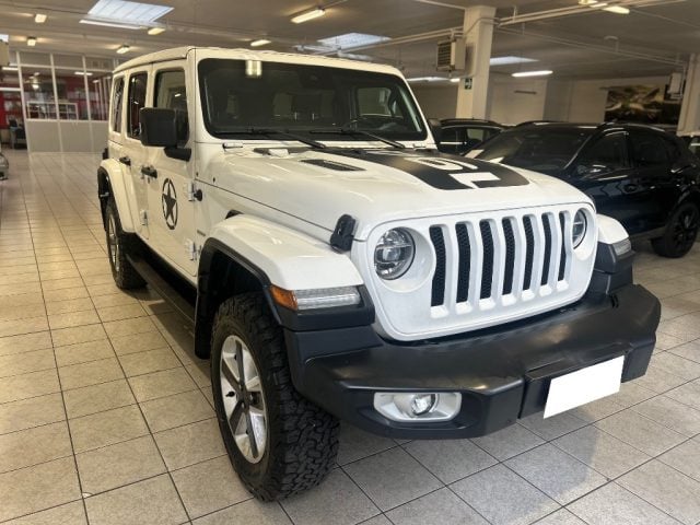 Jeep Wrangler Unlimited 2.2 Mjt II Sahara Mopar 1941, del 2020, 76.150 km, in vendita a Torino (TO)