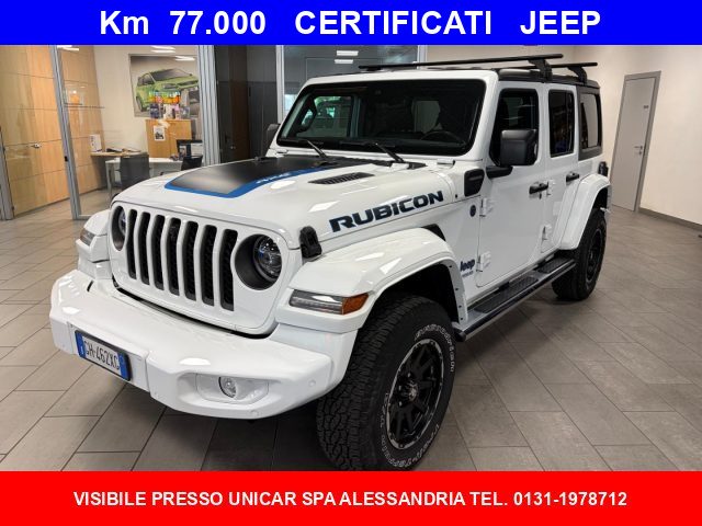 Jeep Wrangler Unlimited 2.0 PLUG-IN 272cv. 4x4 Rubicon usato a ALBA