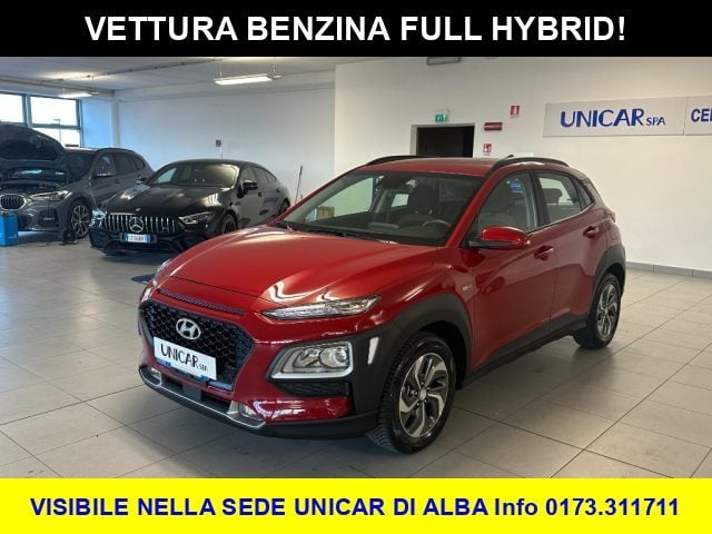 Hyundai KONA 1.600 BENZINA HYBRID 105 CV XTECH CAMBIO AUTO! usato a ALBA