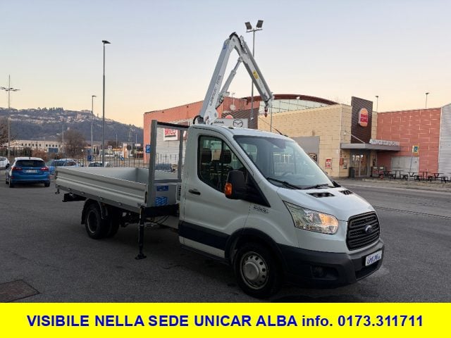 Ford Transit 350L3 ENTRY 2.2TD155CV CASSONE+ GRU NUOVI usato a ALBA