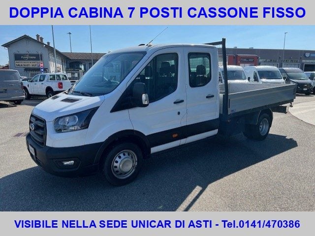 Ford Transit CHASSIS DOPPIA CABINA 2.0 D 130CV L3 CASSONE FISSO, del 2022, 70.433 km, in vendita a Alba (CN)