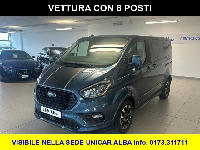 Ford Tourneo Custom 2.000 DIESEL 185 CV SPORT 320 L1 H1 8 POSTI, del 2022, 87.583 km, in vendita a Alba (CN)
