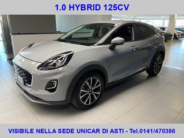Ford Puma 1.0 EcoBoost Hybrid 125 CV S&S Titanium, del 2022, 46.673 km, in vendita a Alba (CN)