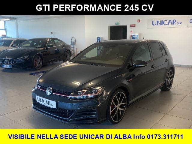 Volkswagen Golf GTI PERFORMANCE 2.0 245 CV BENZINA DSG 5P, del 2018, 73.983 km, in vendita a Alba (CN)