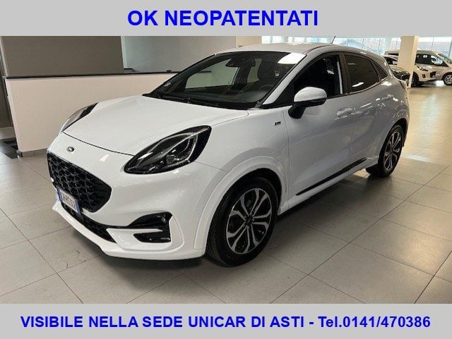 Ford Puma 1.0 EcoBoost Hybrid 125 CV S&S ST-Line Design, del 2022, 54.228 km, in vendita a Alba (CN)