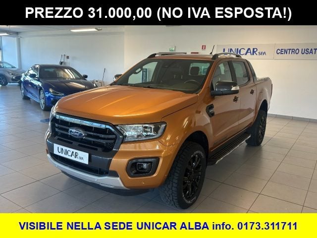Ford Ranger 2.000 DIESEL 213 CV WILDTRCK DCAB 4WD C.AUTO, del 2022, 64.222 km, in vendita a Alba (CN)