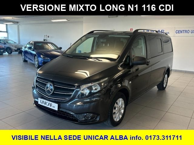 Mercedes-Benz Vito 2.000 DIESEL 163 CV 116 CDI MIXTO LONG N1, del 2020, 107.712 km, in vendita a Alba (CN)