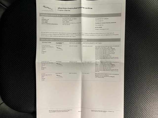 Jaguar E-Pace 2.0 Diesel 180cv. 4X4 aut. S + BLACK PACK, del 2019, 85.000 km, in vendita a Alba (CN)