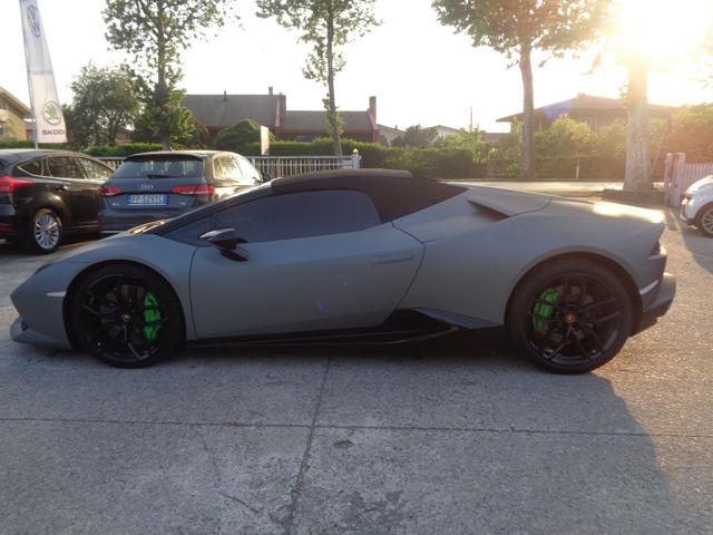 Lamborghini Huracán Rapper famoso HURACAN SPIDER LP 610 usato a SPRESIANO