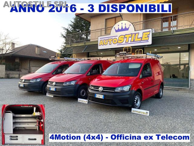 Volkswagen Caddy 2.0 TDI 122CV 4Motion 4X4 OFFICINA EX TELECOM usato a TORINO