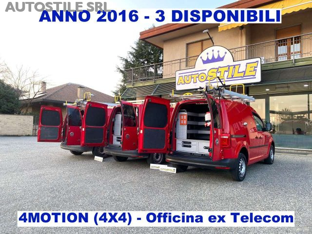 Volkswagen Caddy 2.0 TDI 122CV 4Motion 4X4 OFFICINA EX TELECOM usato a TORINO