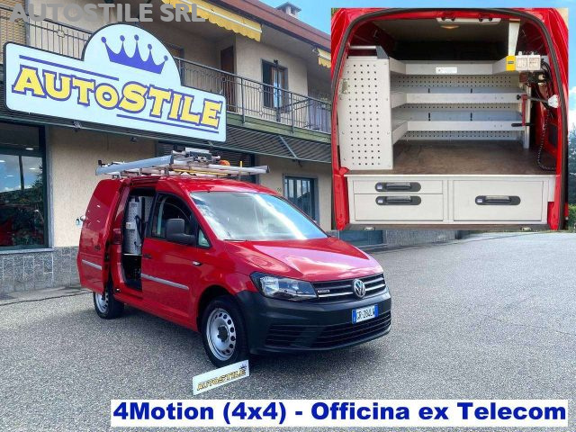 Volkswagen Caddy 2.0 TDI 122CV 4Motion 4X4 OFFICINA EX TELECOM usato a TORINO