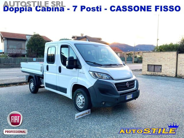 Fiat Ducato M-Jet CASSONE FISSO DOPPIA CABINA 7 POSTI 7posti usato a TORINO