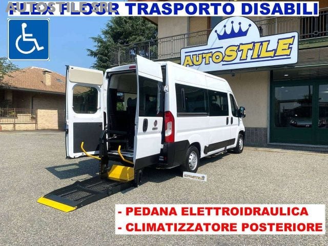 Fiat Ducato TRASPORTO DISABILI 9 POSTI FLEX FLOOR 9posti PASSO usato a TORINO