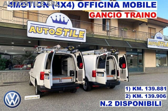 Volkswagen Caddy 2.0 TDI 122CV 4Motion 4X4 OFFICINA MOBILE attrezza, del 2019, 139.881 km, in vendita a Torino (TO)