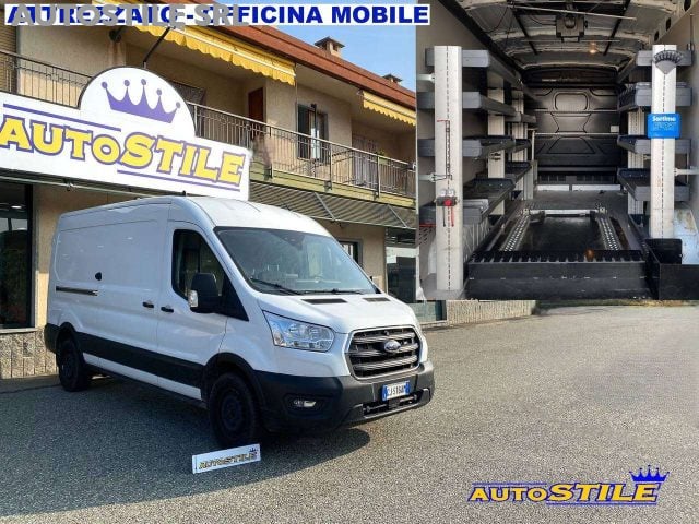 Ford Transit 2.0 TDCI 130cv OFFICINA MOBILE - PASSO LUNGO TETTO, del 2022, 74.314 km, in vendita a Torino (TO)