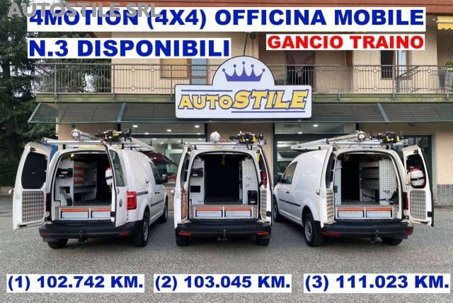 Volkswagen Caddy 2.0 TDI 122CV 4Motion 4X4 OFFICINA MOBILE attrezza, del 2019, 102.742 km, in vendita a Torino (TO)