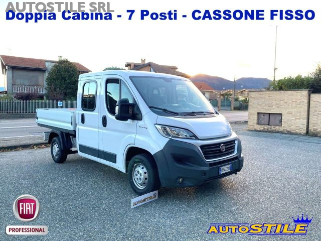 Fiat Ducato M-Jet CASSONE FISSO DOPPIA CABINA 7 POSTI usato a TORINO