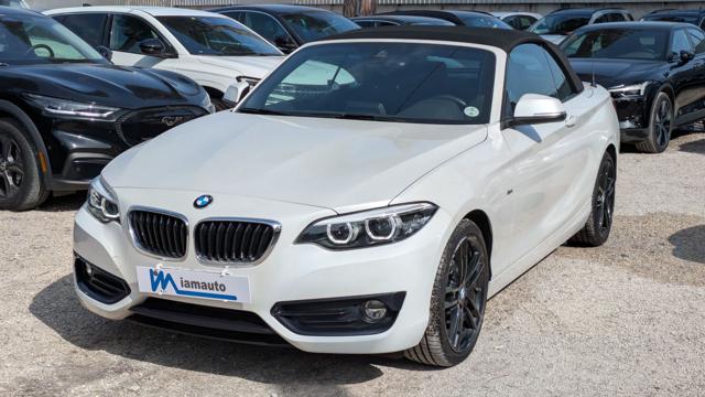 BMW 218 218d Cabrio Advantage 150cv DRIVE MODE NAVIGATORE usato a ROMA