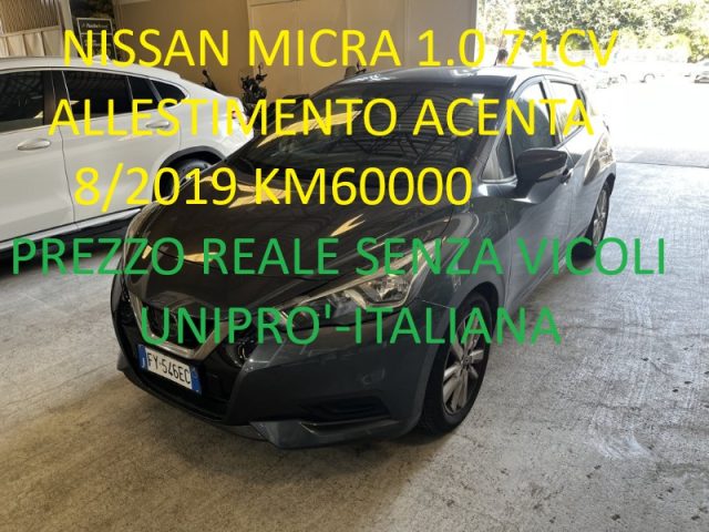 Nissan Micra 1.0 72CV ACENTA **PREZZO REALE**UNIPRO'**GARANZIA* usato a ROMA