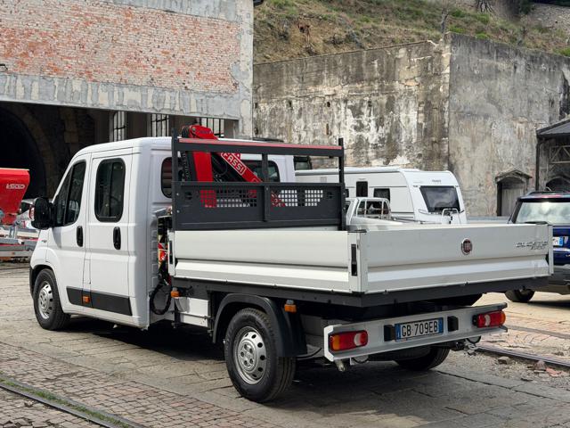 Fiat Ducato 140CV DOPPIA CABINA GRU E CASSONE FISSO - foto 3 di 4
